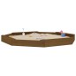 vidaXL Arenero con asientos octógono madera maciza de pino marrón miel vidaXL Arenero con asientos octógono madera maciza de pino marrón miel