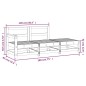 vidaXL Juego de muebles jardín 3 pzas madera maciza pino marrón miel vidaXL Juego de muebles jardín 3 pzas madera maciza pino marrón miel