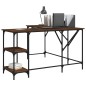 vidaXL Escritorio madera de ingeniería roble marrón 139x139x75 cm vidaXL Escritorio madera de ingeniería roble marrón 139x139x75 cm