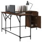 vidaXL Escritorio madera de ingeniería roble marrón 141x141x75 cm vidaXL Escritorio madera de ingeniería roble marrón 141x141x75 cm