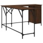 vidaXL Escritorio madera de ingeniería roble marrón 141x141x75 cm vidaXL Escritorio madera de ingeniería roble marrón 141x141x75 cm
