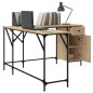 vidaXL Escritorio madera de ingeniería roble Sonoma 141x141x75 cm vidaXL Escritorio madera de ingeniería roble Sonoma 141x141x75 cm