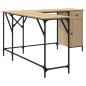 vidaXL Escritorio madera de ingeniería roble Sonoma 141x141x75 cm vidaXL Escritorio madera de ingeniería roble Sonoma 141x141x75 cm