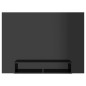 vidaXL Mueble TV de pared contrachapado negro brillante 135x23,5x90 cm