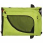 vidaXL Remolque de bicicleta mascotas hierro tela Oxford verde negro vidaXL Remolque de bicicleta mascotas hierro tela Oxford verde negro