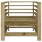 vidaXL Sillones de jardín 2 unidades madera impregnada de pino vidaXL Sillones de jardín 2 unidades madera impregnada de pino