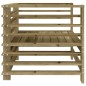 vidaXL Sillones de jardín 2 unidades madera impregnada de pino vidaXL Sillones de jardín 2 unidades madera impregnada de pino