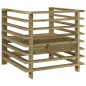 vidaXL Sillones de jardín 2 unidades madera impregnada de pino vidaXL Sillones de jardín 2 unidades madera impregnada de pino
