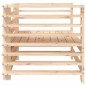 vidaXL Sillones de jardín 2 unidades madera maciza de pino