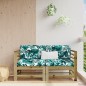 vidaXL Sofás de esquina de jardín 2 uds madera maciza impregnada vidaXL Sofás de esquina de jardín 2 uds madera maciza impregnada