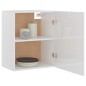 vidaXL Armario colgante cocina madera ingeniería blanco brillo vidaXL Armario colgante cocina madera ingeniería blanco brillo