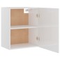 vidaXL Armario colgante cocina madera ingeniería blanco brillo vidaXL Armario colgante cocina madera ingeniería blanco brillo