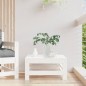 vidaXL Taburete de jardín de madera maciza de pino vidaXL Taburete de jardín de madera maciza de pino