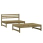 vidaXL Juego de muebles de jardín 2 pzas madera de pino impregnada vidaXL Juego de muebles de jardín 2 pzas madera de pino impregnada