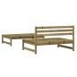 vidaXL Juego de muebles de jardín 2 pzas madera de pino impregnada vidaXL Juego de muebles de jardín 2 pzas madera de pino impregnada