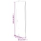vidaxL Cubierta para calefactor de torre Oxford 420D negro 58x58x228cm