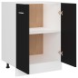 vidaXL Armario inferior de cocina ingeniería negro 60x46x81,5 cm vidaXL Armario inferior de cocina ingeniería negro 60x46x81,5 cm