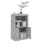 vidaXL Aparador con luces LED madera de ingeniería gris hormigón vidaXL Aparador con luces LED madera de ingeniería gris hormigón
