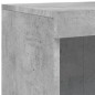vidaXL Aparador con luces LED madera de ingeniería gris hormigón vidaXL Aparador con luces LED madera de ingeniería gris hormigón