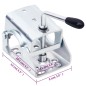 vidaXL Rueda jockey con 1 abrazadera partida y calzos de ruedas 60 mm vidaXL Rueda jockey con 1 abrazadera partida y calzos de ruedas 60 mm