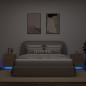 vidaXL Mesitas de noche luces LED 2 uds madera ingeniería roble Sonoma vidaXL Mesitas de noche luces LED 2 uds madera ingeniería roble Sonoma