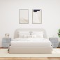 vidaXL Mesita de noche luces LED 2 uds madera ingeniería gris hormigón vidaXL Mesita de noche luces LED 2 uds madera ingeniería gris hormigón