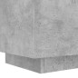 vidaXL Mesita de noche luces LED 2 uds madera ingeniería gris hormigón vidaXL Mesita de noche luces LED 2 uds madera ingeniería gris hormigón