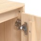 vidaXL Mueble de TV de madera maciza de pino 140x35x40 cm vidaXL Mueble de TV de madera maciza de pino 140x35x40 cm