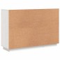 vidaXL Aparador de madera maciza de pino blanco 110x34x75 cm vidaXL Aparador de madera maciza de pino blanco 110x34x75 cm