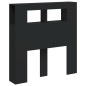 vidaXL Cabecero con LED madera de ingeniería negro 100x18,5x103,5 cm vidaXL Cabecero con LED madera de ingeniería negro 100x18,5x103,5 cm