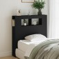 vidaXL Cabecero con LED madera de ingeniería negro 100x18,5x103,5 cm vidaXL Cabecero con LED madera de ingeniería negro 100x18,5x103,5 cm