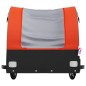 vidaXL Remolque para bicicleta hierro negro y naranja 30 kg vidaXL Remolque para bicicleta hierro negro y naranja 30 kg