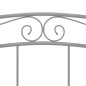 vidaXL Estructura de cama de metal gris 140x200 cm vidaXL Estructura de cama de metal gris 140x200 cm