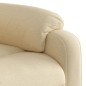 vidaXL Sillón reclinable eléctrico de tela crema vidaXL Sillón reclinable eléctrico de tela crema