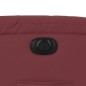 vidaXL Sillón reclinable eléctrico de cuero sintético rojo tinto vidaXL Sillón reclinable eléctrico de cuero sintético rojo tinto