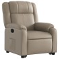 vidaXL Sillón reclinable elevable cuero artificial color capuchino vidaXL Sillón reclinable elevable cuero artificial color capuchino