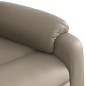 vidaXL Sillón reclinable elevable cuero artificial color capuchino vidaXL Sillón reclinable elevable cuero artificial color capuchino