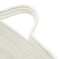vidaXL Cesta para ropa sucia algodón gris y blanco Ø60x36 cm vidaXL Cesta para ropa sucia algodón gris y blanco Ø60x36 cm