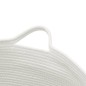 vidaXL Cesta para ropa sucia algodón beige y blanco Ø55x36 cm vidaXL Cesta para ropa sucia algodón beige y blanco Ø55x36 cm