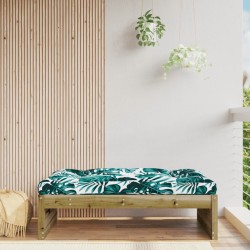 vidaXL Taburete de jardín madera de pino impregnada 120x80 cm