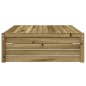 vidaXL Taburete de jardín madera de pino impregnada 120x80 cm vidaXL Taburete de jardín madera de pino impregnada 120x80 cm