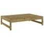vidaXL Taburete de jardín madera de pino impregnada 120x80 cm vidaXL Taburete de jardín madera de pino impregnada 120x80 cm
