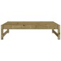 vidaXL Taburete de jardín madera de pino impregnada 120x80 cm vidaXL Taburete de jardín madera de pino impregnada 120x80 cm