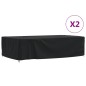 vidaXL Cubiertas muebles jardín 2 uds tela Oxford 420D 315x180x74 cm