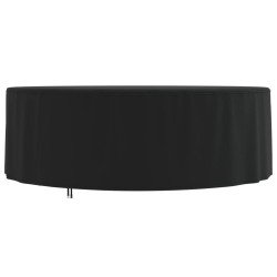 vidaXL Cubiertas muebles jardín 2 uds tela Oxford 420D Ø 244x71 cm