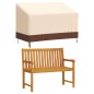 vidaXL Cubiertas banco 2 plazas 2 uds tela Oxford 600D 132x71x56/81 cm vidaXL Cubiertas banco 2 plazas 2 uds tela Oxford 600D 132x71x56/81 cm