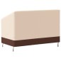 vidaXL Cubiertas banco 2 plazas 2 uds tela Oxford 600D 132x71x56/81 cm vidaXL Cubiertas banco 2 plazas 2 uds tela Oxford 600D 132x71x56/81 cm