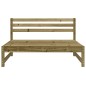 vidaXL Sofá central de jardín madera de pino impregnada 120x80 cm vidaXL Sofá central de jardín madera de pino impregnada 120x80 cm