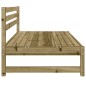 vidaXL Sofá central de jardín madera de pino impregnada 120x80 cm vidaXL Sofá central de jardín madera de pino impregnada 120x80 cm