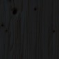 vidaXL Sofás centrales de jardín 2 uds madera de pino negro 120x80 cm
